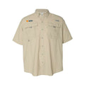 Columbia Men's Fossil Short Sleeve Bahama II Fishing Shirt