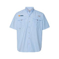 Columbia Men's Sail Blue Short Sleeve Bahama II Fishing Shirt