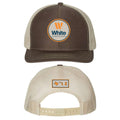 Richardson Mesh Back Brown Trucker Cap w/ Patch