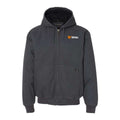Dri Duck Men's Charcoal TALL Hooded Jacket w/ Tricot Quilt Lining