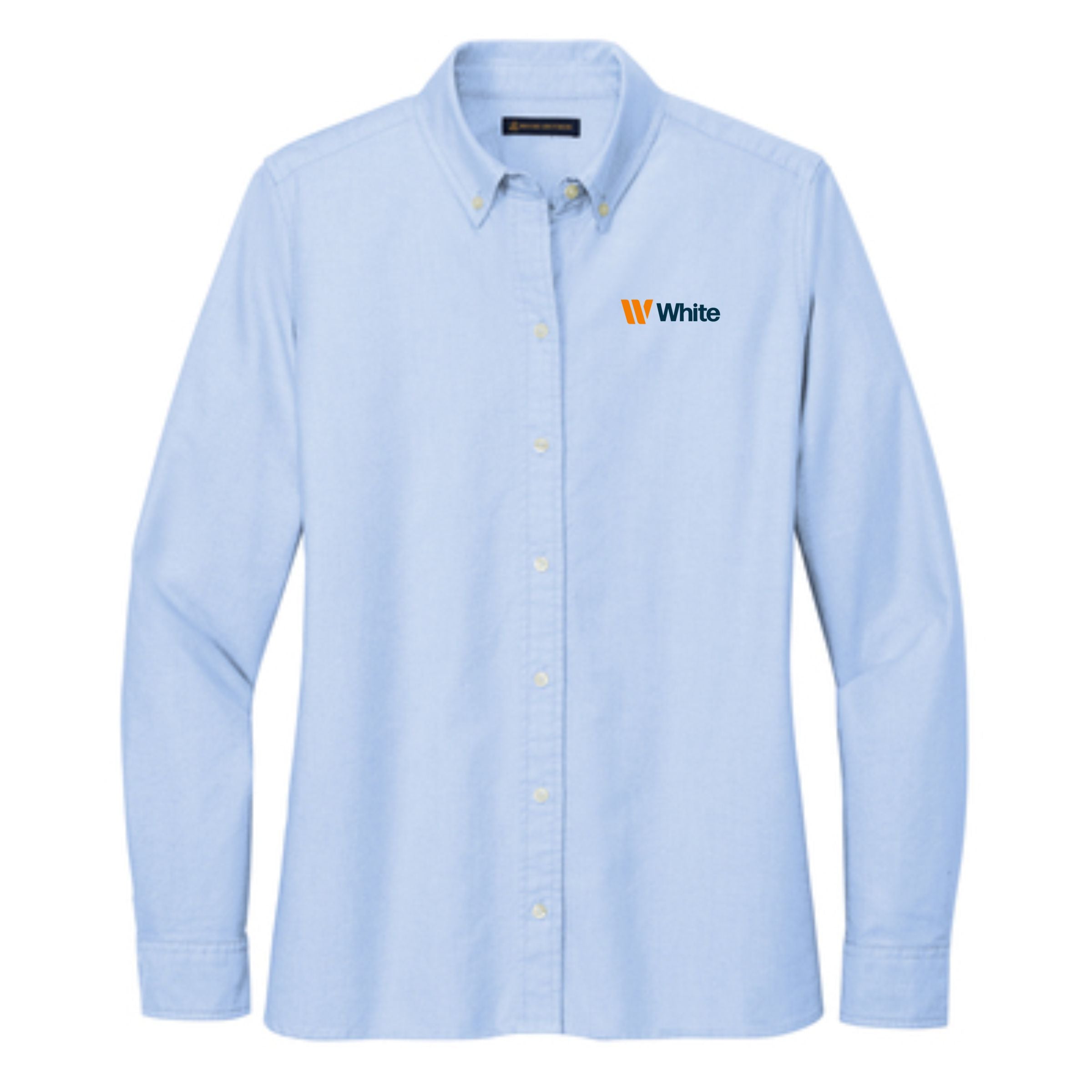 Brooks Brothers Women's Blue Casual Oxford Shirt