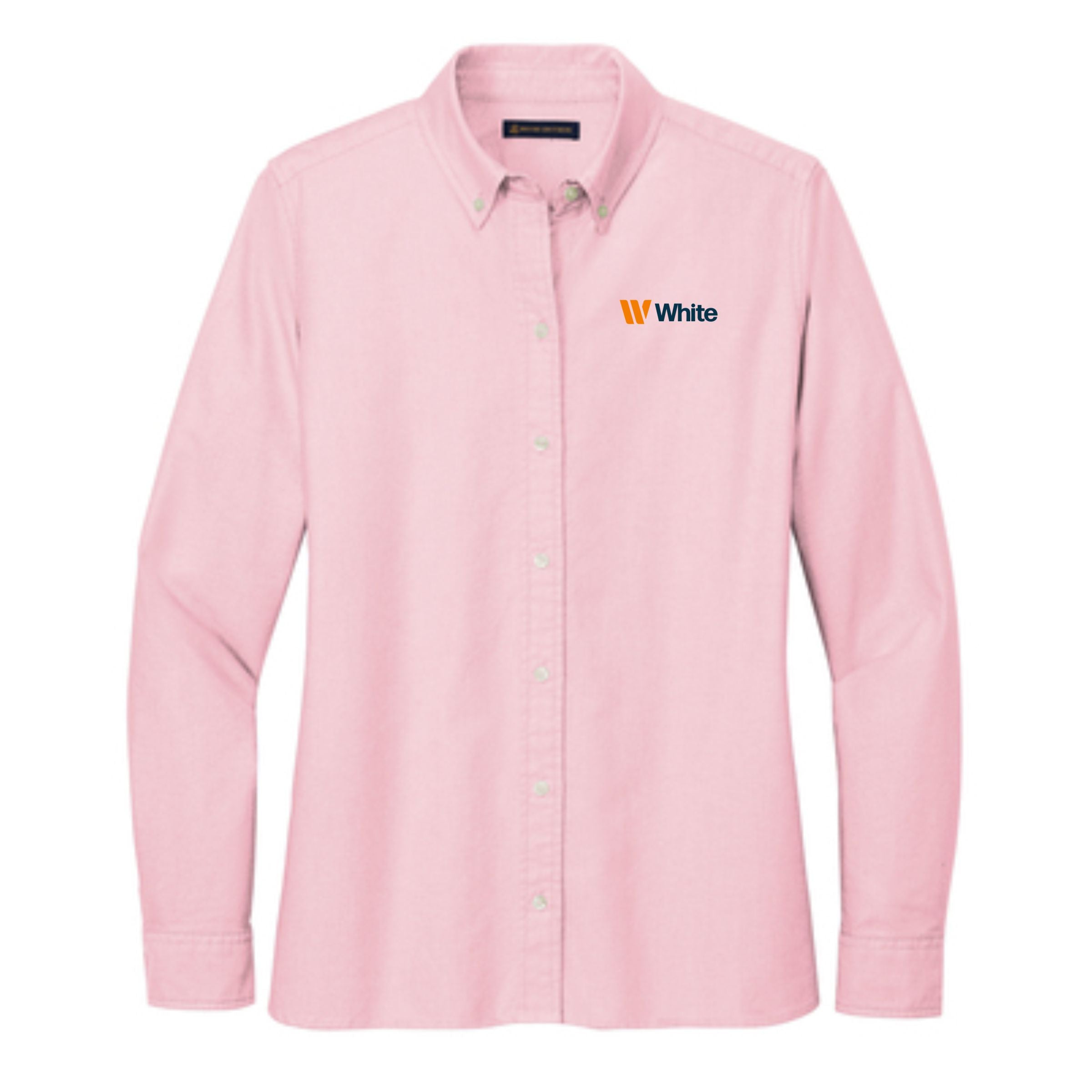 Brooks Brothers Women's Pink Casual Oxford Shirt