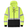 Cornerstone Men's Safety Yellow Heavy Duty Full-Zip Fleece Hoodie Jacket