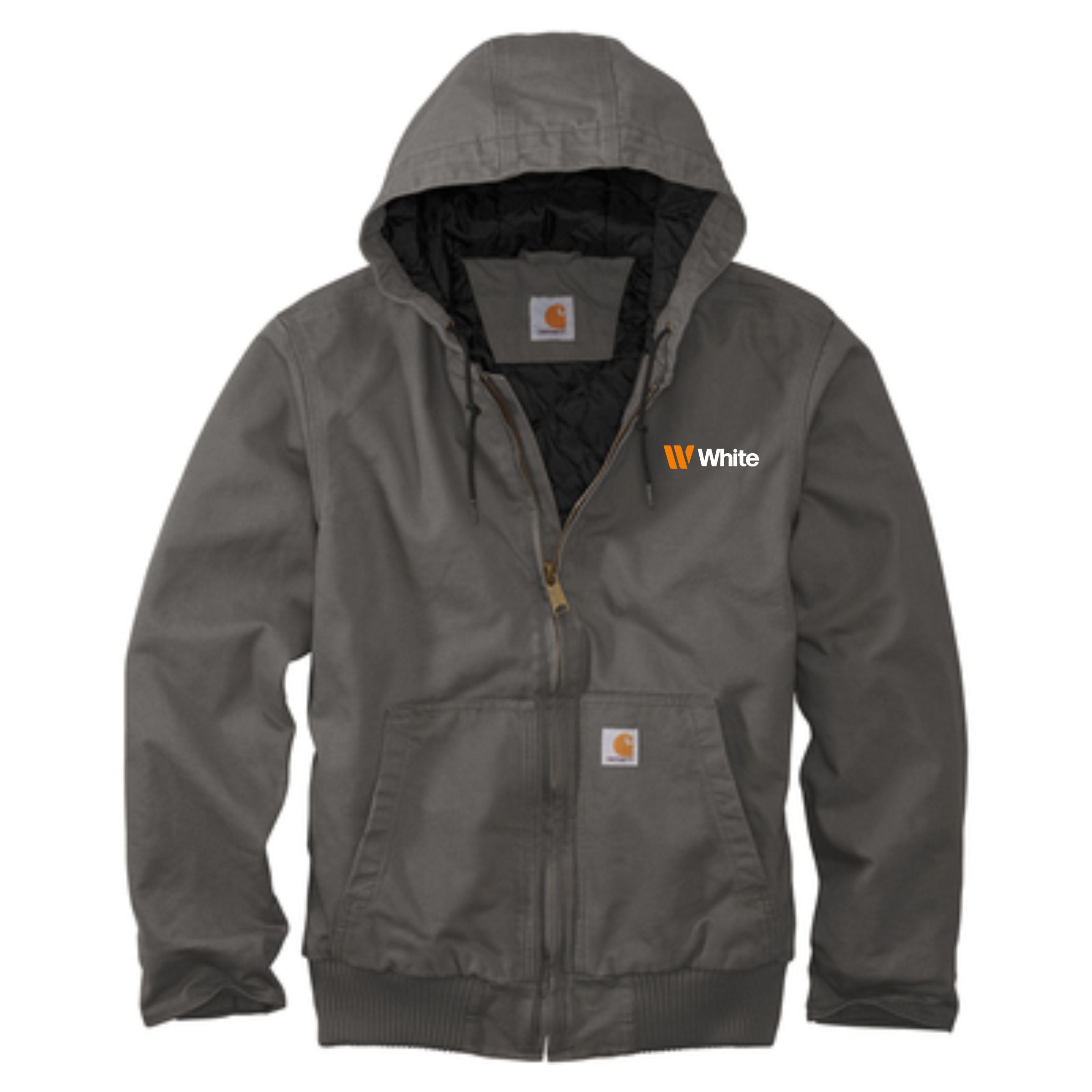 Carhartt Men's Grey Washed Duck Active Jacket