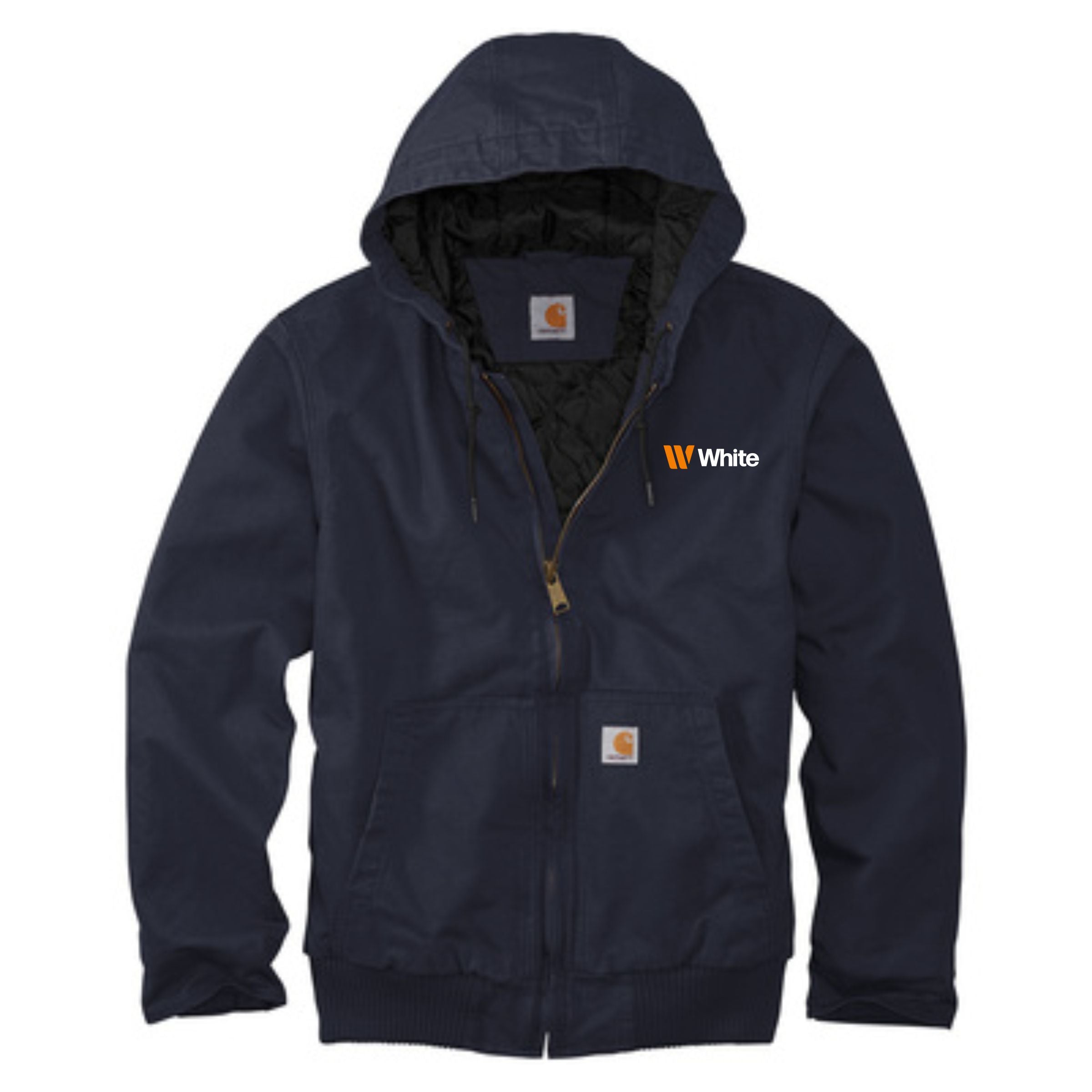 Carhartt Men's Navy Washed Duck Active Jacket