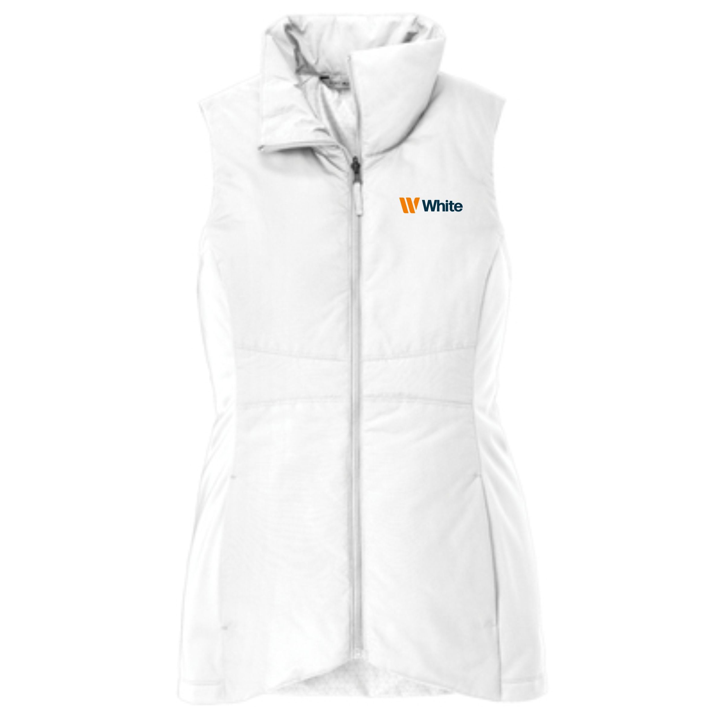 Port Authority Women's White Insulated Vest