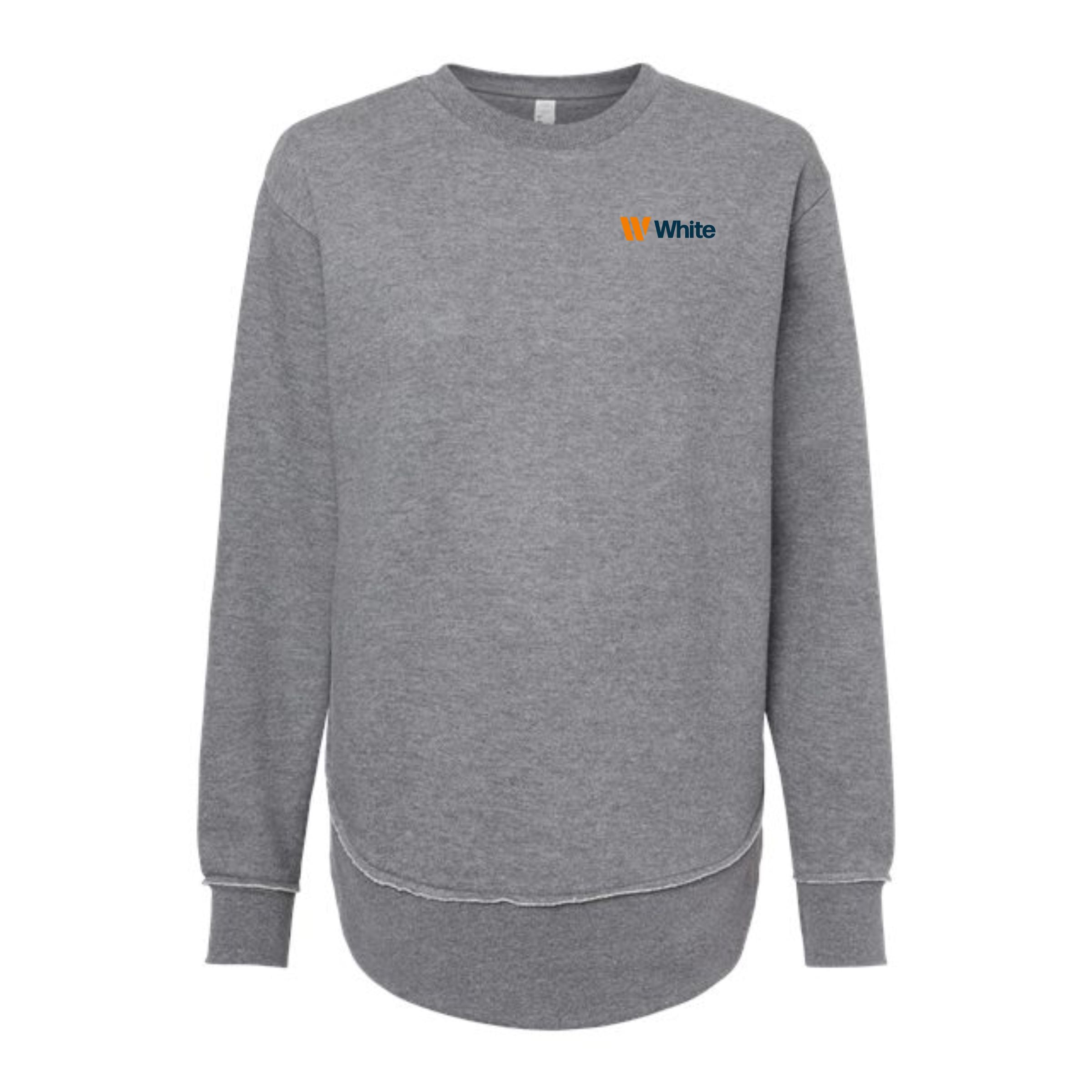 LAT Women's Grey Weedend Fleece Sweatshirt