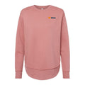 LAT Women's Mauve Weedend Fleece Sweatshirt