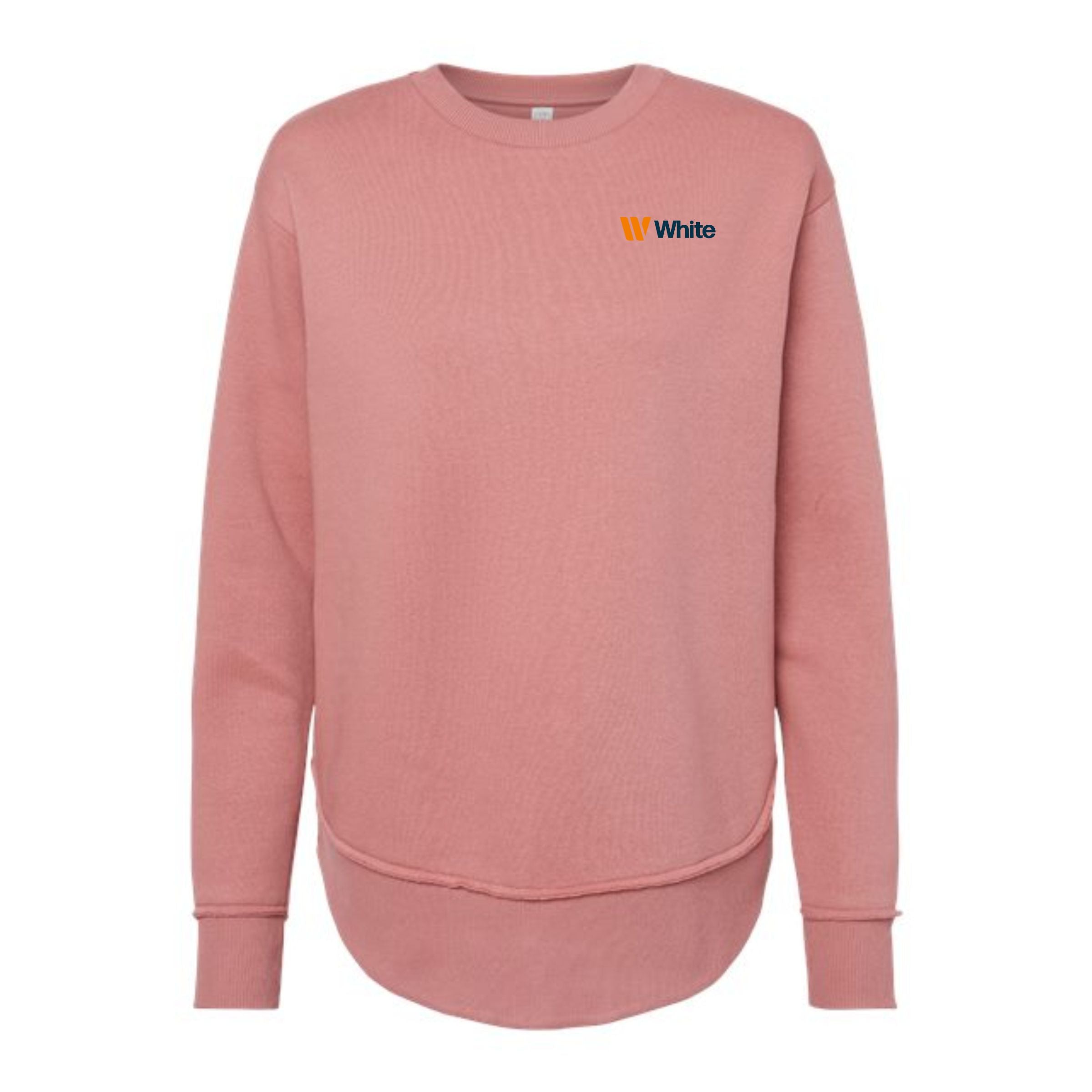 LAT Women's Mauve Weedend Fleece Sweatshirt