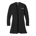 Port Authority Women's Black Long Pocket Cardigan