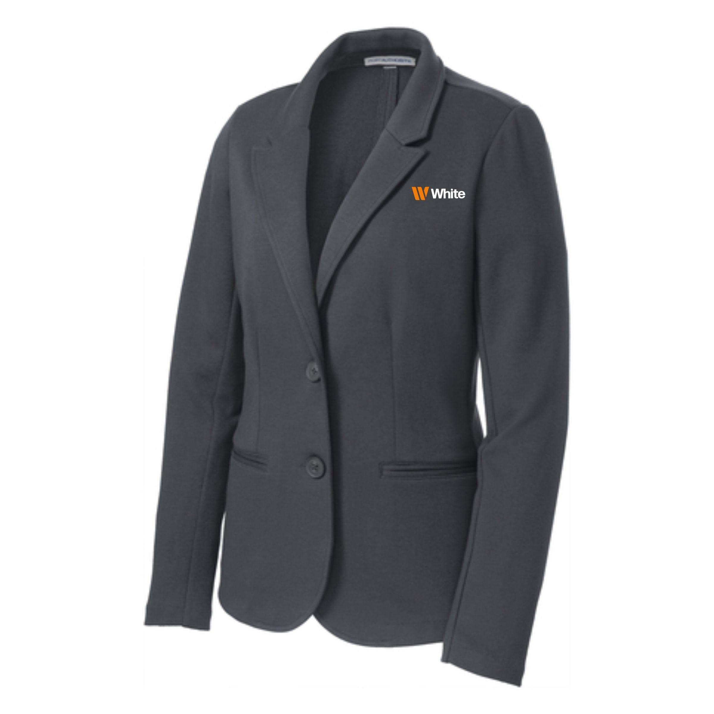 Port Authority Women's Grey Modern Knit Blazer