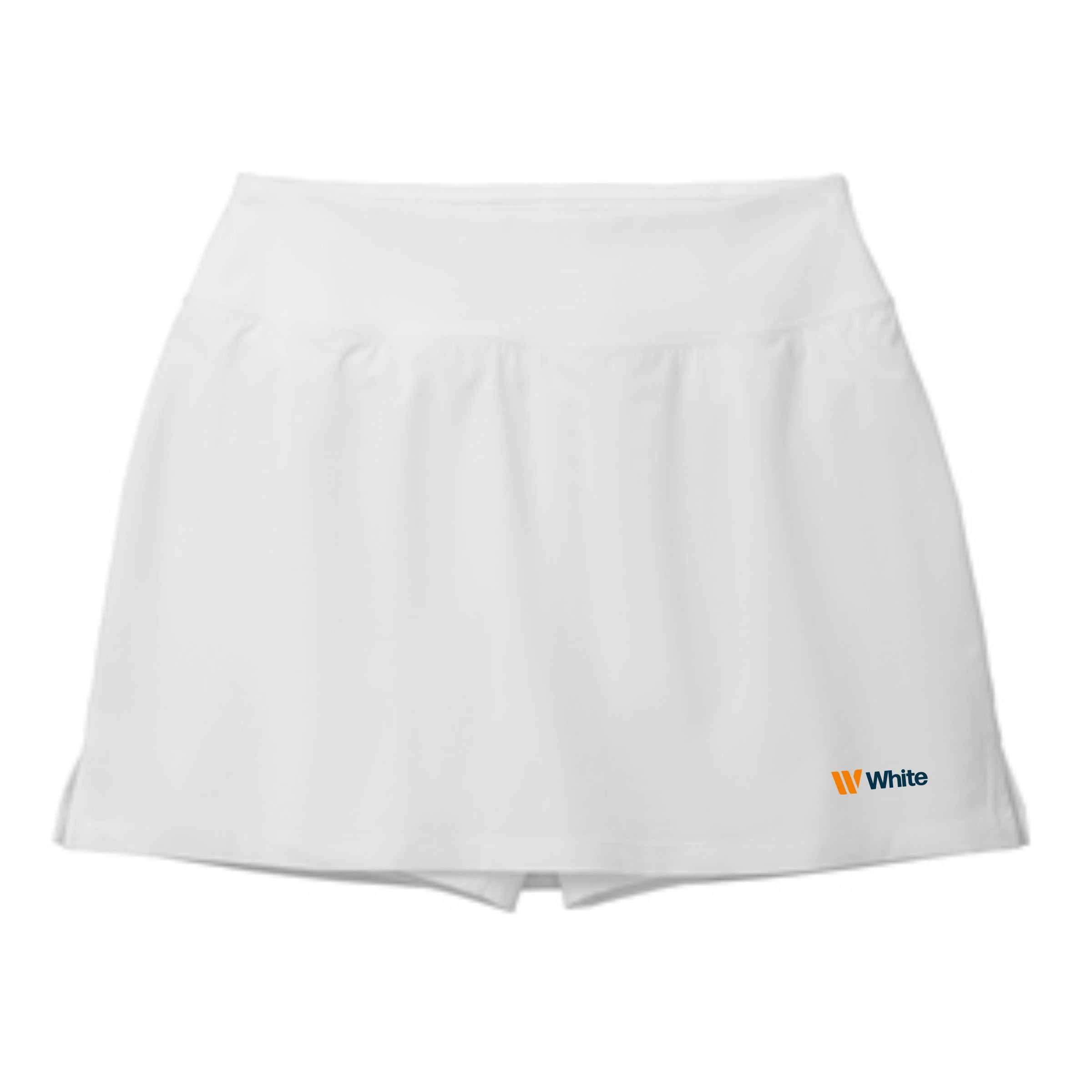Sport-Tek Women's White Repeat Skort