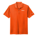 Nike Men's Orange Dri-Fit Micro Pique Performance Polo