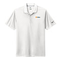 Nike Men's White Dri-Fit Micro Pique Performance Polo