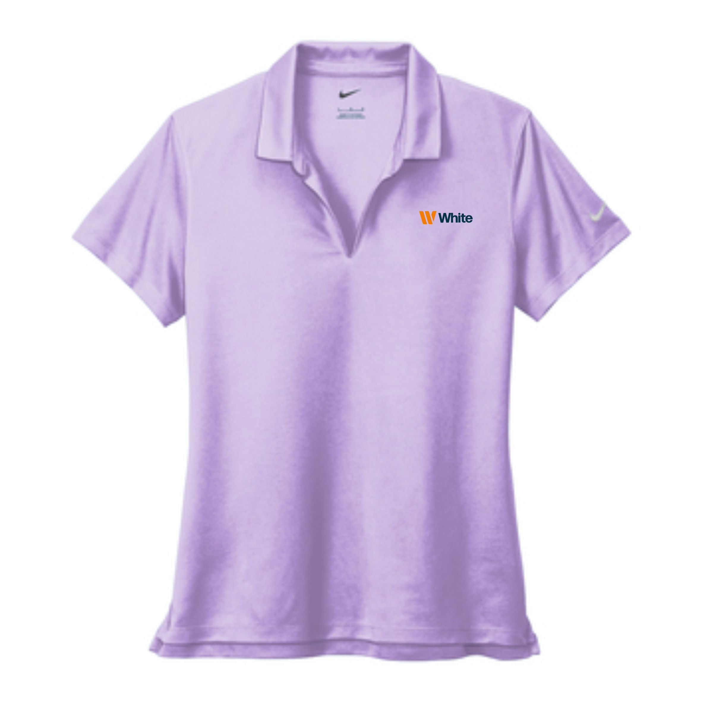 Nike Women's Lilac Dri-Fit Micro Pique Performance Polo