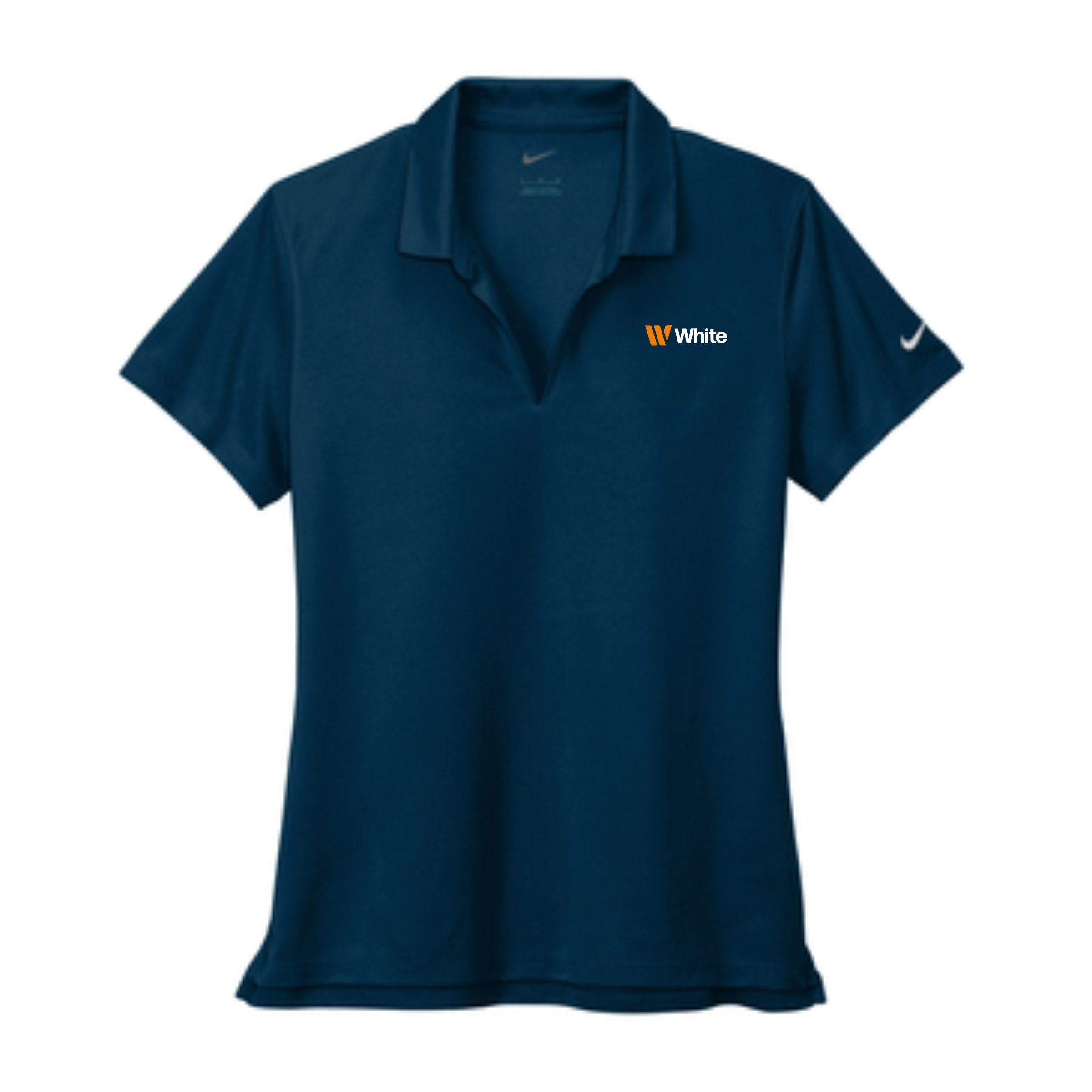 Nike Women's Navy Dri-Fit Micro Pique Performance Polo