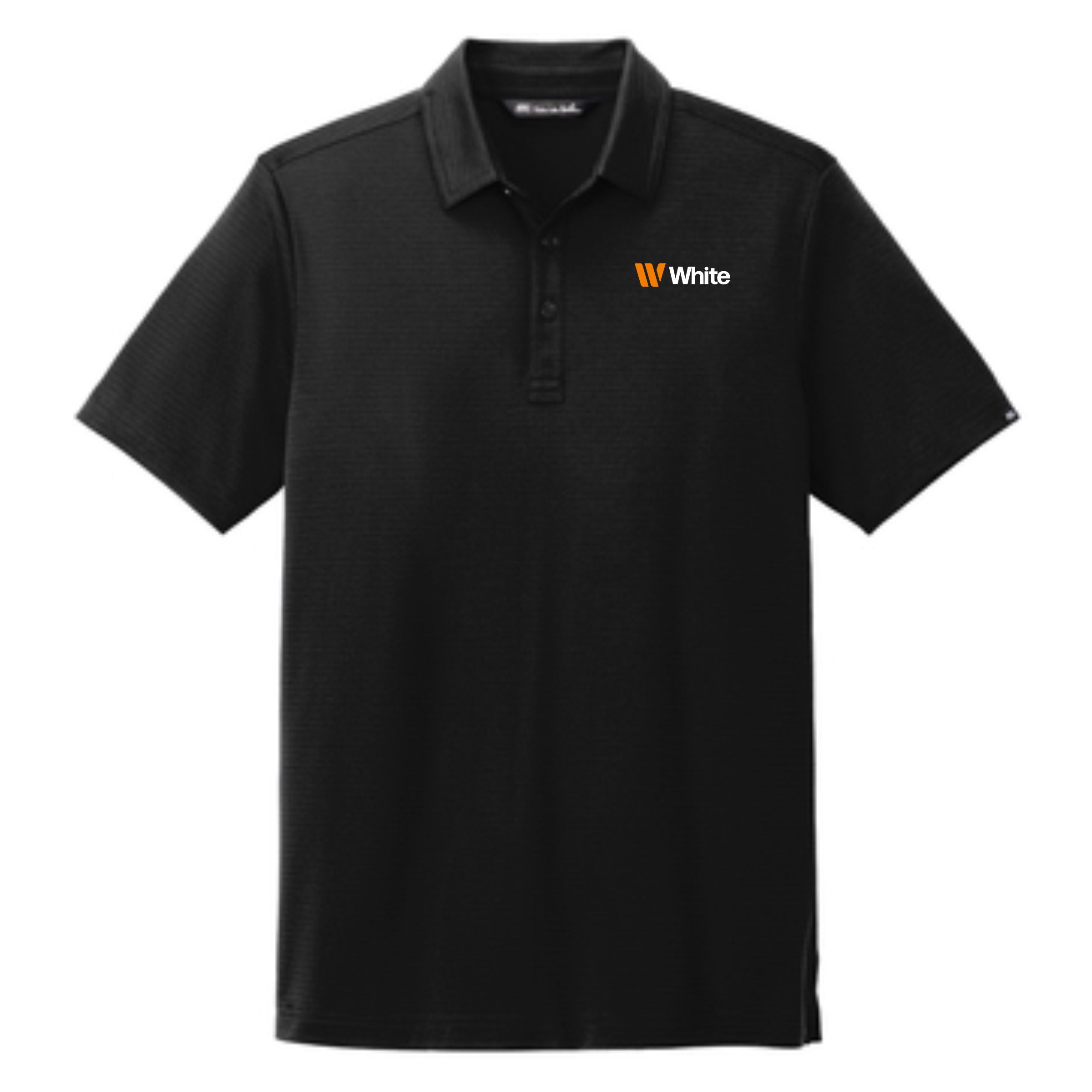 TravisMathew Men's Black Bayfront Solid Polo