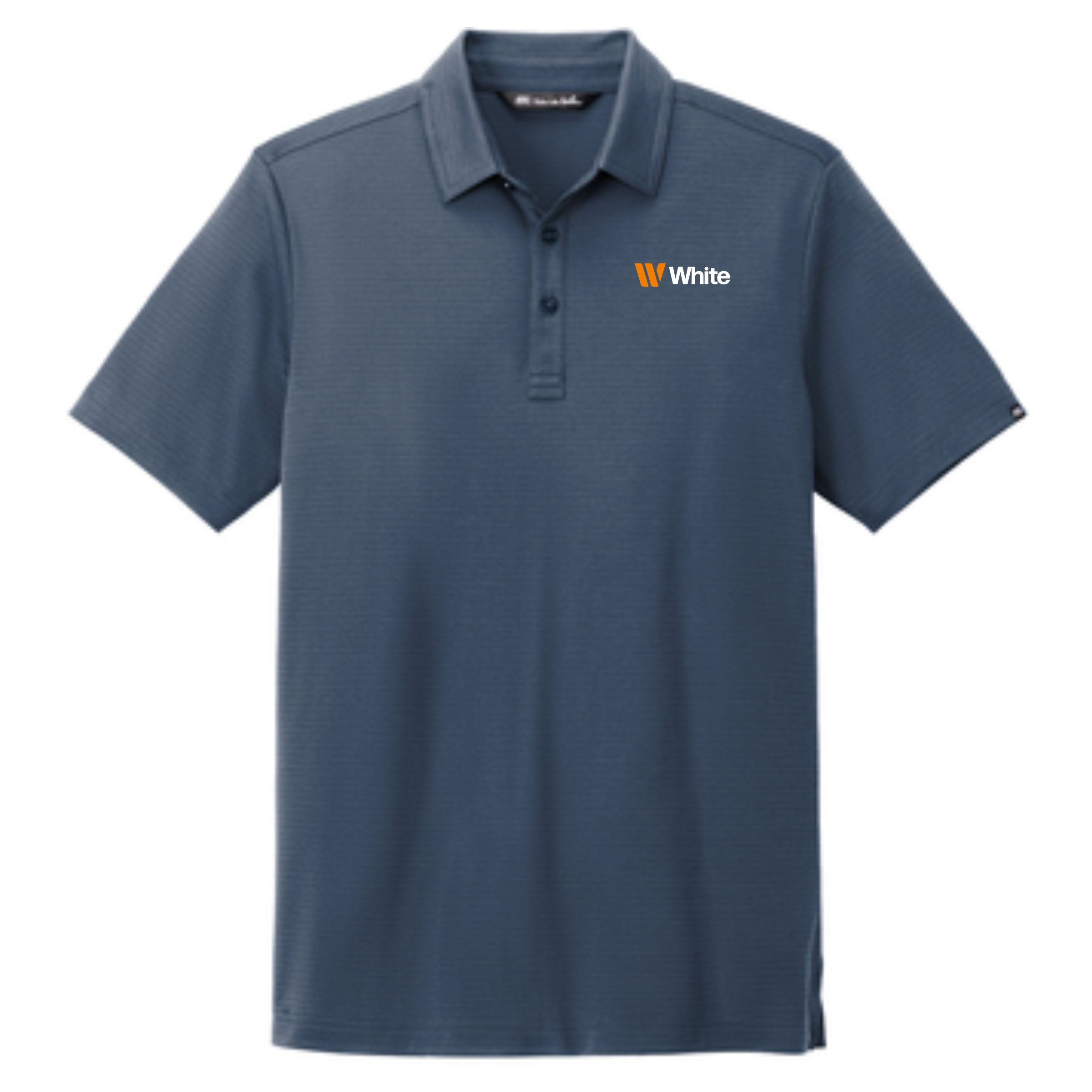 TravisMathew Men's Blue Bayfront Solid Polo