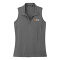 TravisMathew Women's Grey Coto Performance Sleeveless Polo